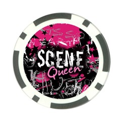 Scene Queen Poker Chip Card Guard (10 pack) from UrbanLoad.com Front