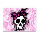 Sketched Skull Princess Sticker A4 (100 pack)