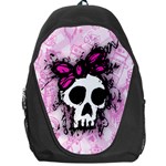 Sketched Skull Princess Backpack Bag