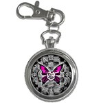 Skull Butterfly Key Chain Watch