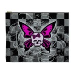 Skull Butterfly Cosmetic Bag (XL)