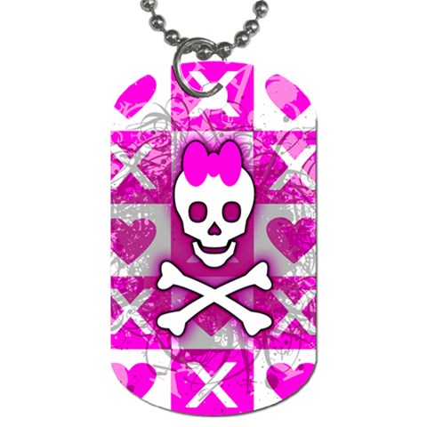 Skull Princess Dog Tag (Two Sides) from UrbanLoad.com Front