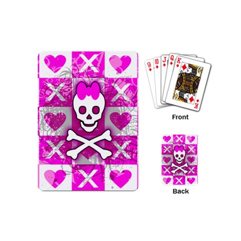 Skull Princess Playing Cards (Mini) from UrbanLoad.com Back
