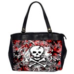 Skull Splatter Oversize Office Handbag (Two Sides)