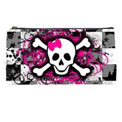 Splatter Girly Skull Pencil Case from UrbanLoad.com Front