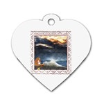 Stormy Twilight [Framed] Dog Tag Heart (Two Sided)