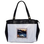 Stormy Twilight [Framed] Oversize Office Handbag (One Side)