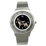 Use Your Dog Photo German Shepherd Stainless Steel Watch