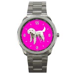 Use Your Dog Photo Poodle Sport Metal Watch