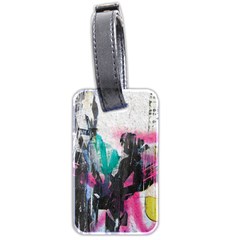 Graffiti Grunge Luggage Tag (two sides) from UrbanLoad.com Front