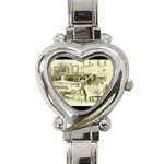 Design1073 Heart Charm Watch