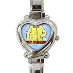 Design1473 Heart Charm Watch