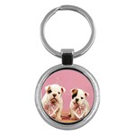 Be Our Valentines - Quality Dog Lovers Round Keychain