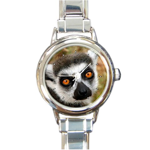 Lemur Round Italian Charm Watch from UrbanLoad.com Front