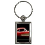 red corvette Key Chain (Rectangle)