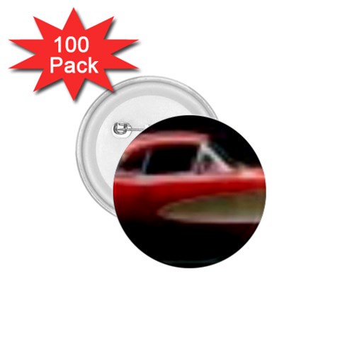 red corvette 1.75  Button (100 pack)  from UrbanLoad.com Front