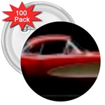 red corvette 3  Button (100 pack)