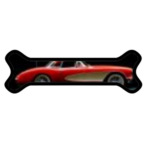 red corvette Magnet (Dog Bone) from UrbanLoad.com Front