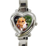 beagle Heart Italian Charm Watch