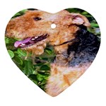 airedale terrier Ornament (Heart)