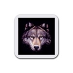 wolf Rubber Coaster (Square)