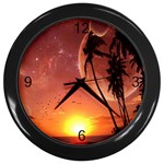scifi Wall Clock (Black)