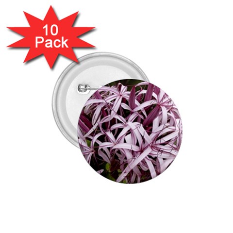 purple flowers 1.75  Button (10 pack)  from UrbanLoad.com Front