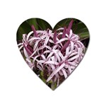 purple flowers Magnet (Heart)