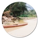 kayak in river Magnet 5  (Round)
