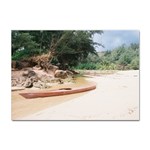 kayak in river Sticker A4 (100 pack)