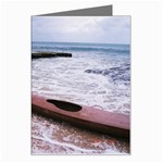 kayak in ocean Greeting Card