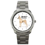 Miniature Pinscher Sport Metal Watch