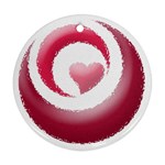 heartswirl Ornament (Round)