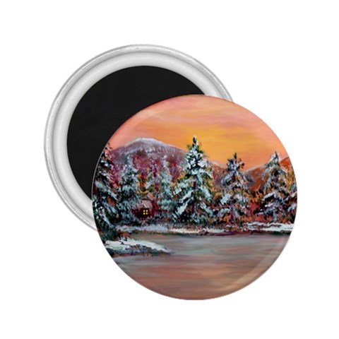  Jane s Winter Sunset   by Ave Hurley of ArtRevu ~ 2.25  Magnet from UrbanLoad.com Front