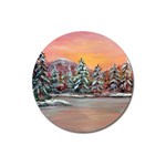  Jane s Winter Sunset   by Ave Hurley of ArtRevu ~ Magnet 3  (Round)