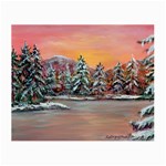  Jane s Winter Sunset   by Ave Hurley of ArtRevu ~ Small Glasses Cloth
