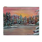  Jane s Winter Sunset   by Ave Hurley of ArtRevu ~ Cosmetic Bag (XL)