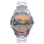  Jane s Winter Sunset   by Ave Hurley of ArtRevu ~ Stainless Steel Analogue Watch