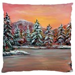  Jane s Winter Sunset   by Ave Hurley of ArtRevu ~ Large Cushion Case (One Side)