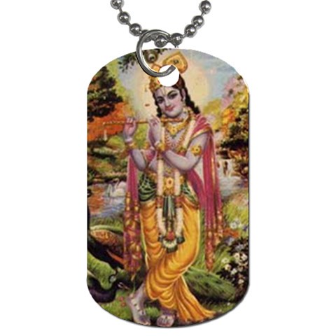 krishna Dog Tag (Two Sides) from UrbanLoad.com Front