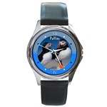 Puffins - Quality Unisex Leather Strap Watch