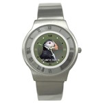 Atlantic Puffin - Quality Unisex Ultra Slim Style Stainless Steel Watch