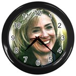 hillary clinton_1 Wall Clock (Black)