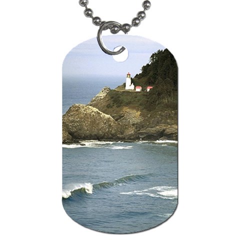 lighthouse_02_m Dog Tag (One Side) from UrbanLoad.com Front