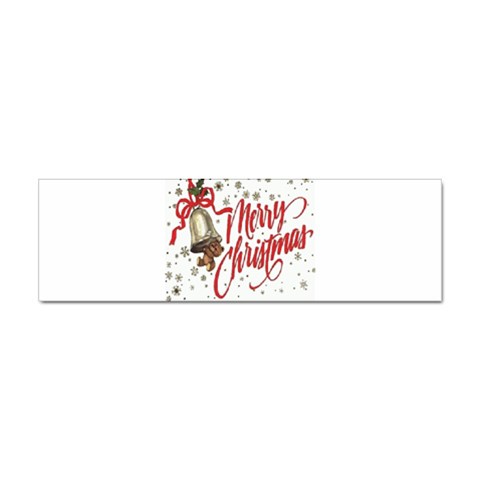 Merry Christmas Sticker (Bumper) from UrbanLoad.com Front