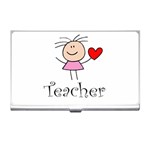Cute Teacher Business Card Holder
