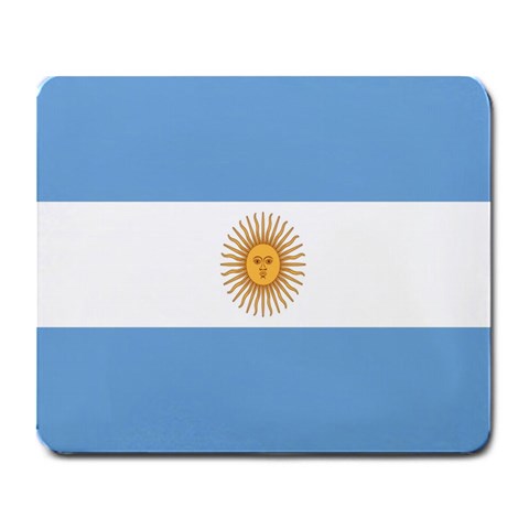 Flag_of_Argentina Large Mousepad from UrbanLoad.com Front