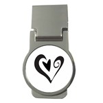 Heart Inside a Heart Money Clip (Round)