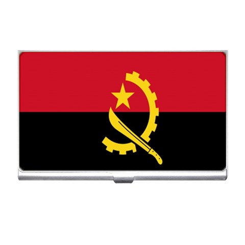 Flag_of_Angola Business Card Holder from UrbanLoad.com Front