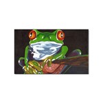 Tree Frog Sticker Rectangular (10 pack)